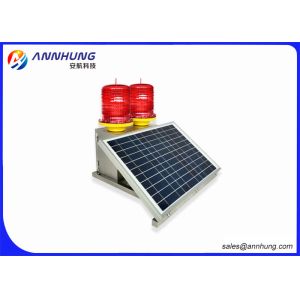 China LED Double Medium Intensity Solar Obstruction Light SUS304 Stainless Steel on sale