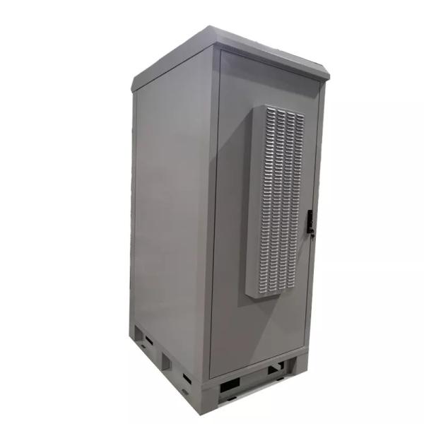 42U Outdoor Electric Weatherproof Data Cabinet With Cooling IP55 IP65