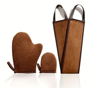 Quality Self Tanning Mitt Applicator Kit with Self Tanning Glove, Face Tanning Mitt, Self Tan Back Applicator, Exfoliating Glove wholesale