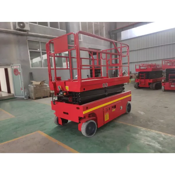 Chinese Factory Lifting Equipment Electric Self Propelled Hydraulic Aerial Work Platform Scissor Lift Table Platform