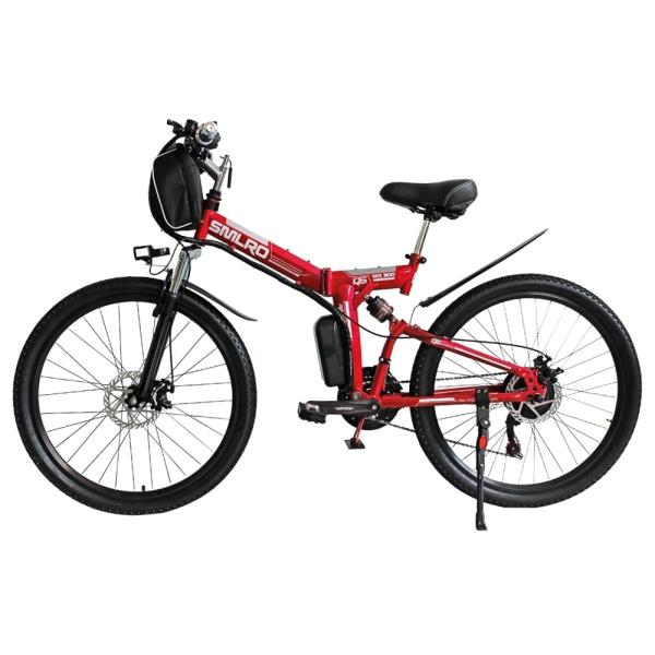 48V 24 Inch Electric Bike 1000 Watt SHIMANO 21Speed Geared 6061Alu Frame