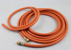 Quality Orange Color ID 6mm NBR Lpg Gas Hose For Household and Industrial Usage wholesale