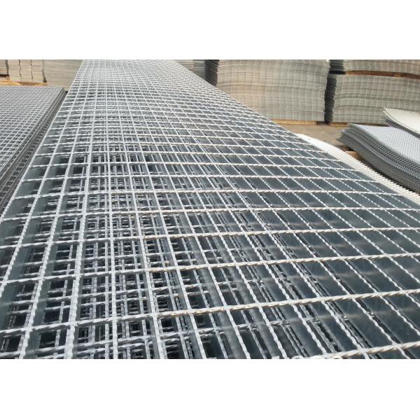 Anti Slip Mild steel Steel Bar Grating / Q235 A36 SS304 Stainless Steel Floor Grating
