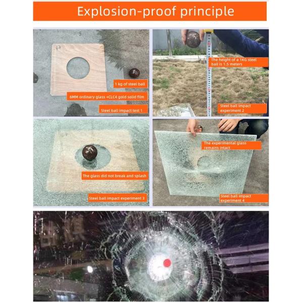 1.5m Shatter Proof Window Film UV Resistance Shatterproof Glass Film