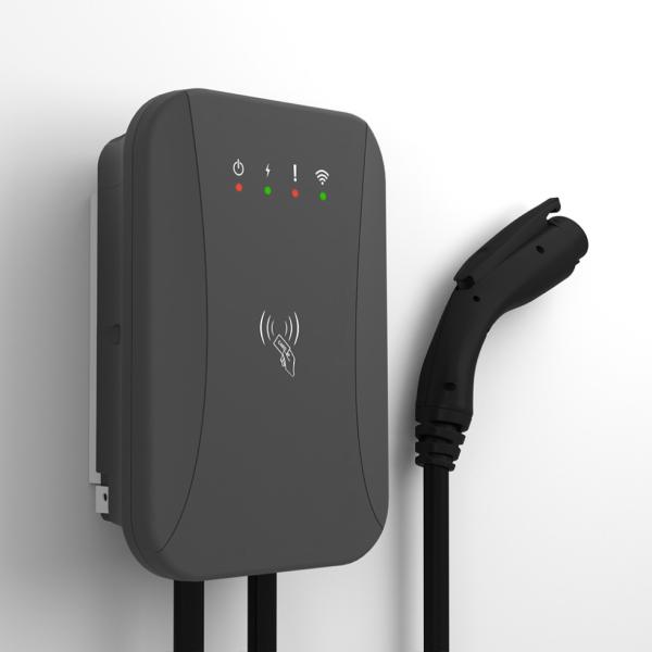 Single Phase Electric Wall Mounted EV Charger Type2 Home Charger
