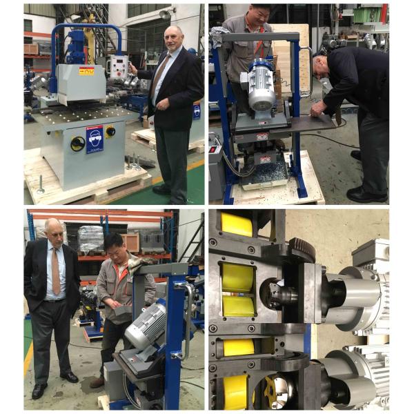 3.4 KW Environmental Plate Edge Milling Machine With Adjustable Milling Speed