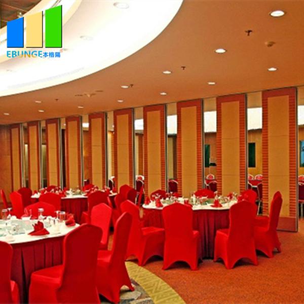 Gallery Acoustic Room Dividers Restaurant Aluminium Sliding Door 5 Years Warranty