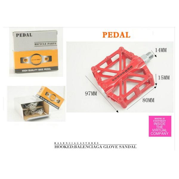 Colorful Electric Bike Parts Aluminum Mountain Bike Pedals