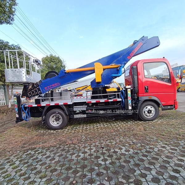 China CE/ISO Certified 4*2 30m Hydraulic Manlift Reach for Solar Farm Installation in Arid Regions