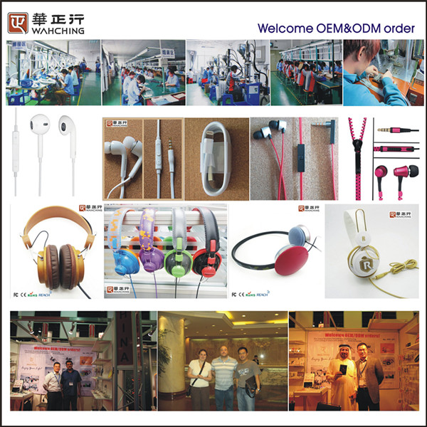 2014 in ear earphones bulk for iphone 5 earphone