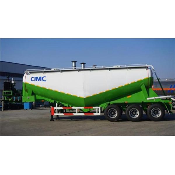 Aluminum Alloy 45cbm Silobas Bulk Cement Trailer Tri Axle