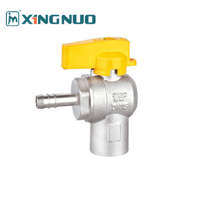 Female Threaded Gas Ball Valve Customized Brass Gas Ball Valve Nickel Plated Gas Valve Handle Aluminium