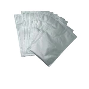 Quality QS Waterproof Embossed Mylar Vacuum Sealer Bags Metalized Silver Resealable wholesale