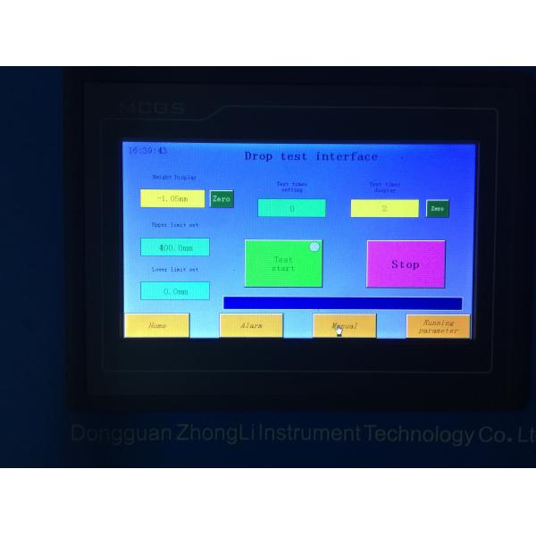 Double Track Zero Precision Drop Tester For Bigger Size Packing