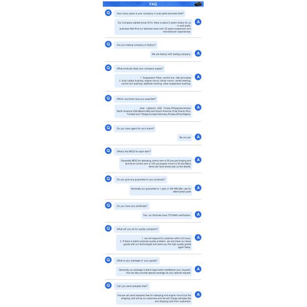 Front Lower Control Arm for Nissan Rogue 2008-2013 Interchange No. 54501-4BA0A Bushing 2