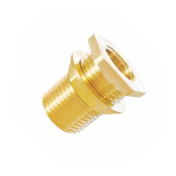 1/2" Female NPT 3/4" Male GHT Solid Brass Water Tank Connector OEM Services