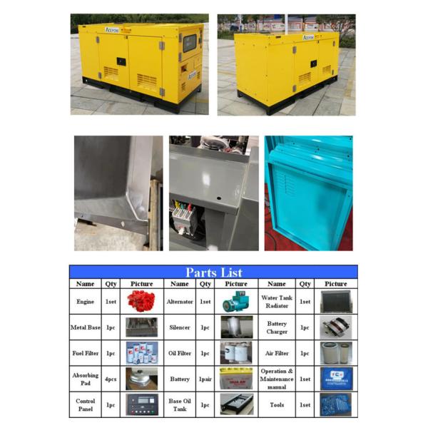 1800RPM 60KVA 6 Cylinders Diesel Powered Generator