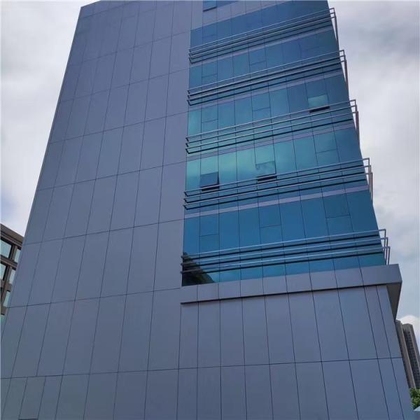 Weather Resistant Hidden Frame Curtain Wall Aluminum Alloy Thermal Insulation