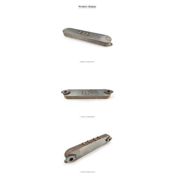 1217230280 921121123 6WG1 -8p Oil Radiator Suitable For Isuzu Excavator Engine OIL Cooler