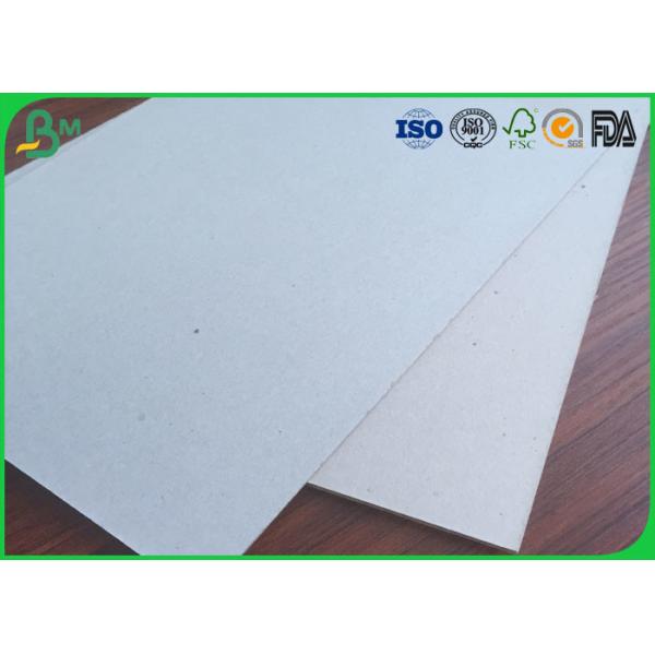 Strong Stiffness Double Sides Grey Paper Roll , 0.8mm - 2.0mm Grey Chipboard Sheets