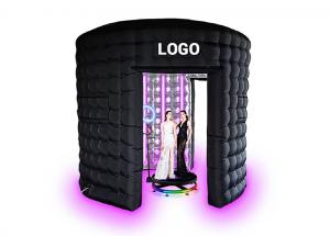 China Camera Led Blow Up Photo Booth Black Inflatable Photo Booth Printing on sale