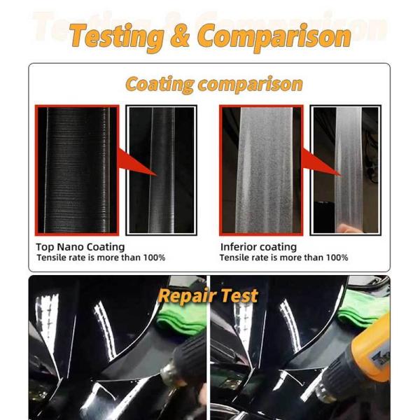 Nano Coated Transparent Polyurethane Film Self Healing Car Protective Film