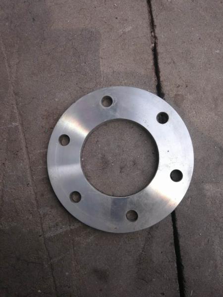 Welding Parts Laser Cutting Fabrication Stainless Steel Flat Flange For Railway Industry