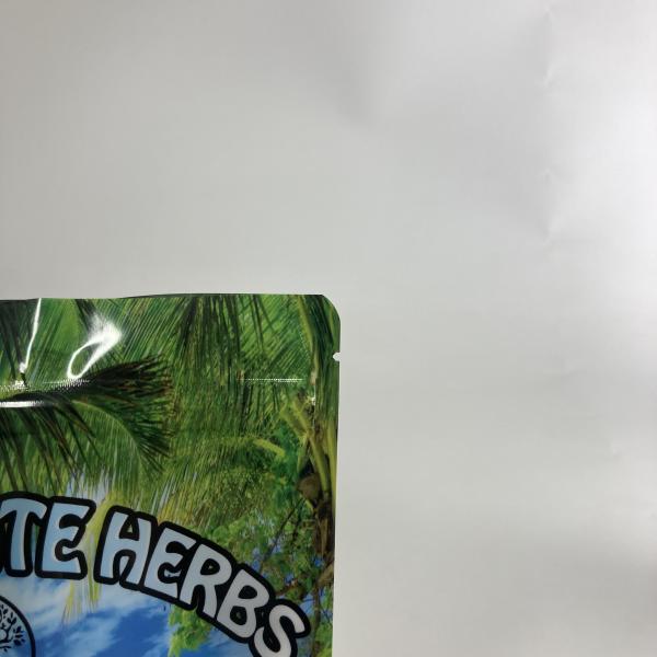 Food Grade Plastic Bags Custom Printed Packaging Bags for Seamoss Resealable Stand Up Zipper Pouches with Window