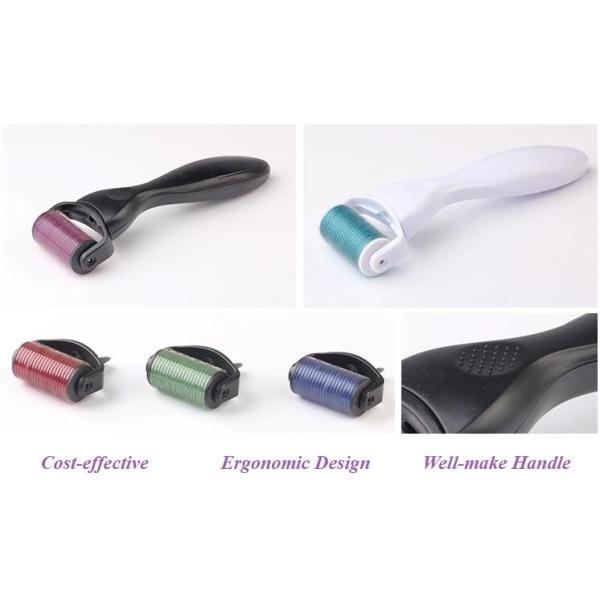 Plastic 1200 Pins Microneedle Derma Roller For Cellulite Stretch Marks