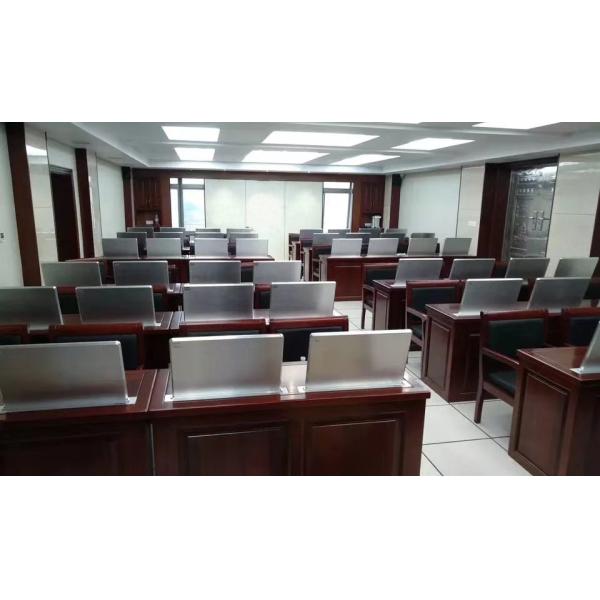 Conference Table Pop up LCD Monitor Lift BNT 17 3 Retractable Touch Screen