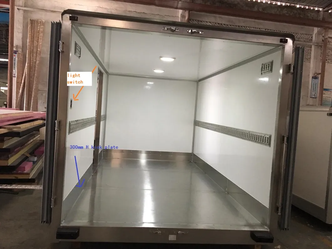 Custom FRP Refrigerated Truck Body for Cold Chain Logistics
