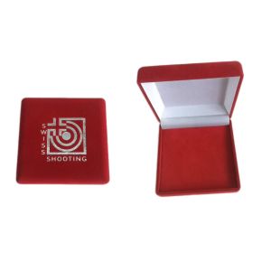 China Custom Velvet Jewelry Gift Box for Rings Necklaces on sale