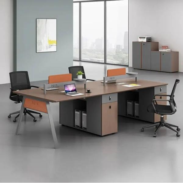Modern Office Furniture Chinese Multi People Office Desk Workstation Office Partitions Table Workstation