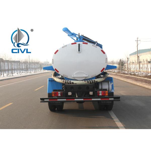 New Light Type 5 - 6CBM LHD 4X2 Sewage Suction Truck Sinotruk Howo7, Combination Sewer Cleaning Truck