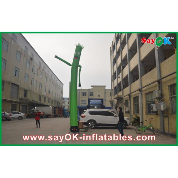 One Legged Air Dancer Commerical Red Sky Air Dancer , Inflatable 4M Costume Dancing Man