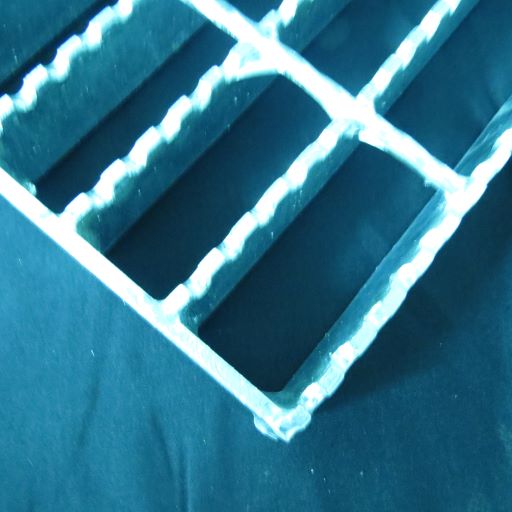 Antiskid Serrated Steel Grate Stair Treads Corrosion Resistant