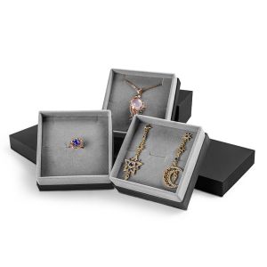 Quality Custom Cardboard Jewelry Gift Boxes Earring Necklace Ring Packaging wholesale