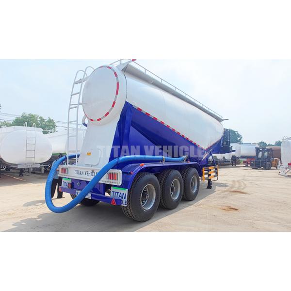 TITAN New 3 Axle 40ton 50ton V Type Dry Powder Cement Bulker Bulk Cement Tanker Trailer