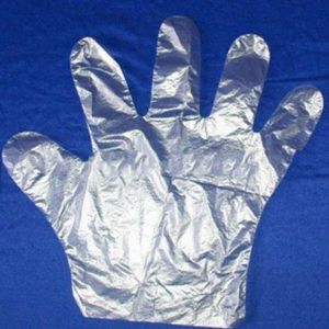 Customizable Thickness Disposable PE Gloves , Disposable Clear Plastic Gloves