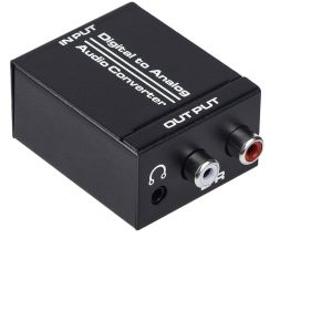 Quality Optical SPDIF To Analog Stereo Converter wholesale