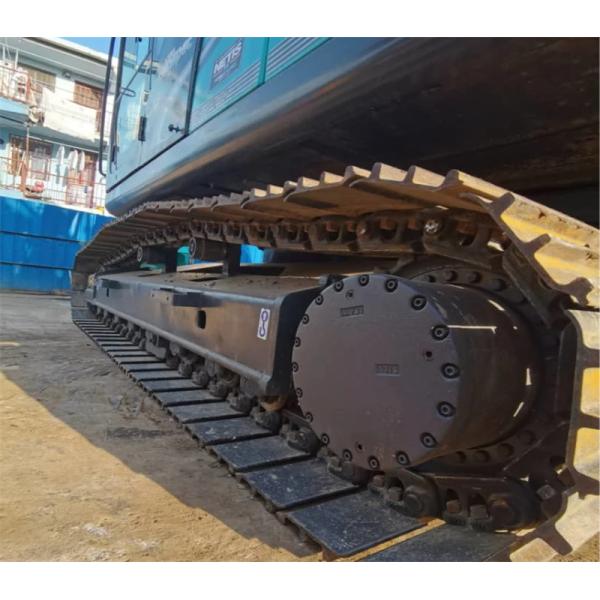 Green Used Kobelco Excavator Hydraulic SK210LC