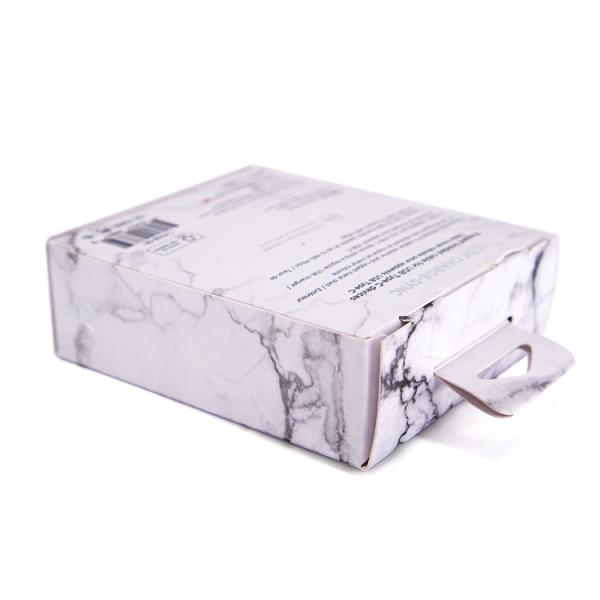 Gloss Lamination USB Data Cable Packaging Box Printing With Hanger