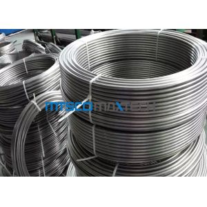 China Bright Annealed Stainless Steel Coiled Tubing S30908 / S31008 8mm Precision on sale