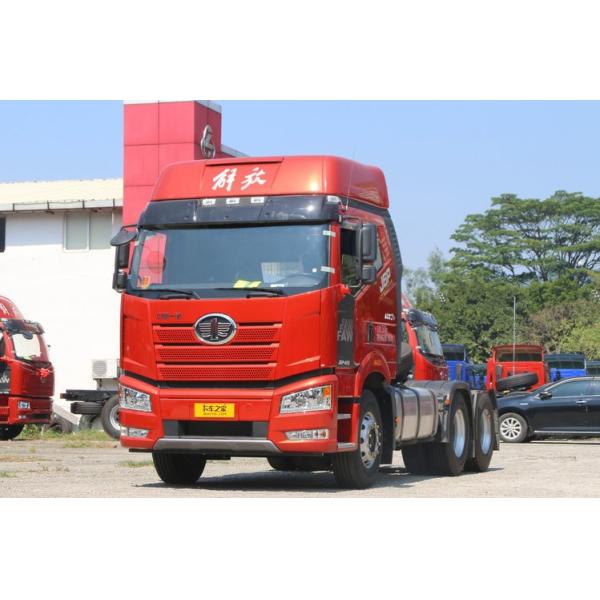FAW J6P Jiefang Tractor Truck 6x4 Heavy Duty Tractor Unit Engine Used Trucks for Heavy Cargo Transportation