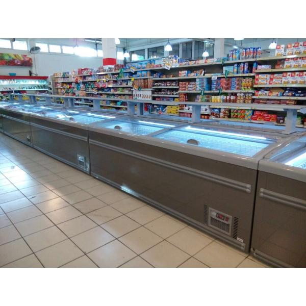 Chest Island Freezer CE Approved Island Fridge Auto Defrost Island refrigerator