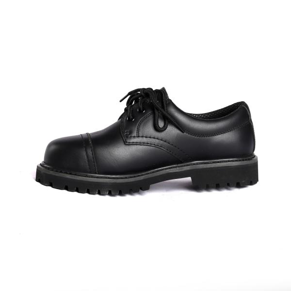 Lace Up Nubuck Cow Leather Rubber Sole Goodyear Slip Resistant Shoes Industrial Safety Shoes