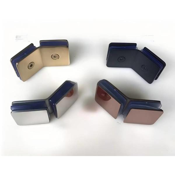 Easy Installation Shower Door Clamps Long Lasting Corrosion Resistance