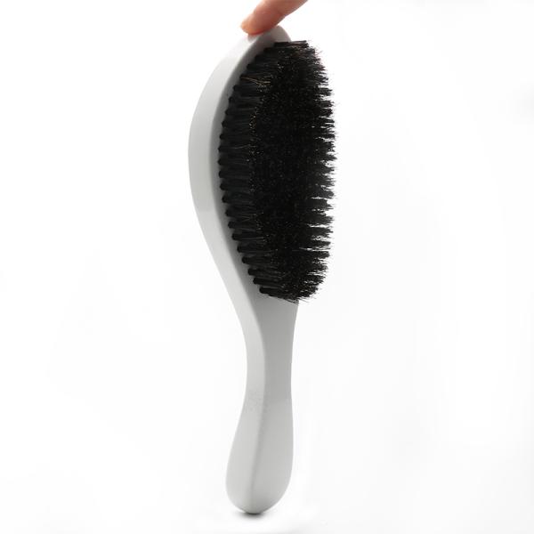 Custom Beech Wood Boar Bristle 360 Wave Brush for Men