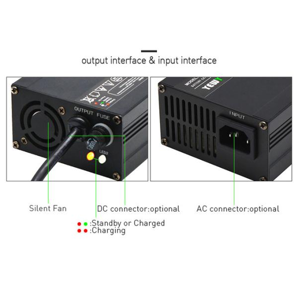 Intelligent Motorcycle Battery Charger 60V 3A With Multi - Level Protection