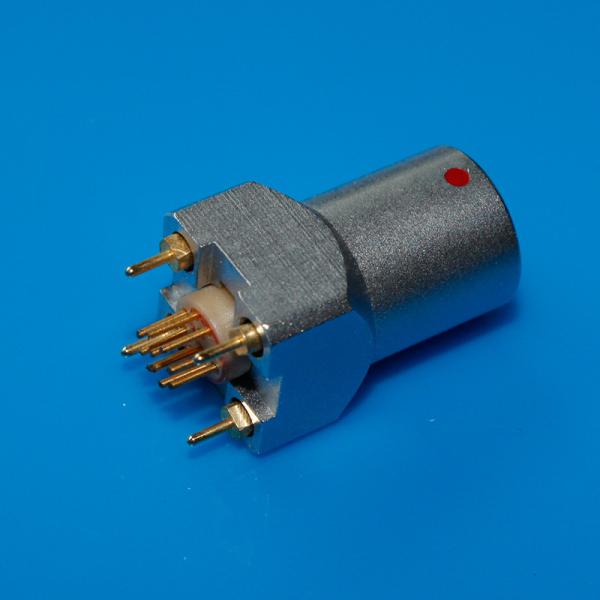 Lemo Right Angle Receptacle EZG 0B 1B 2B Female Print PCB Connector For Rear Panel Mounting